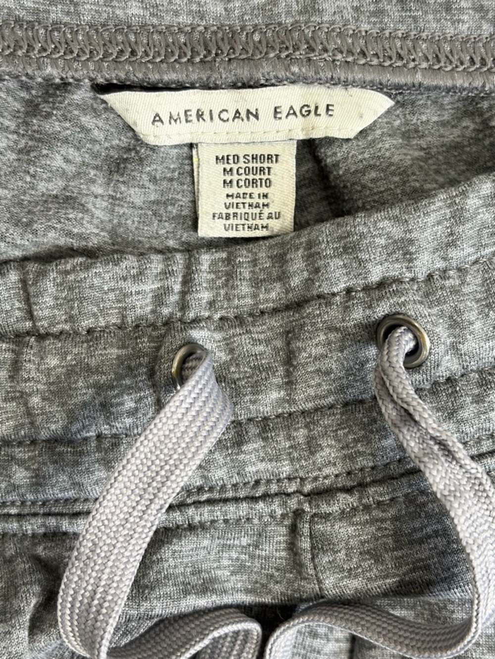 American Eagle Outfitters Heather Gray Jogger Sweatpants (Medium Short) - Picture 7 of 8